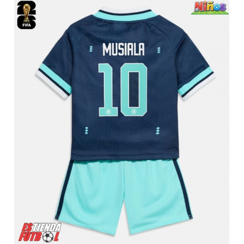 Alemania Jamal Musiala #10 Segunda Equipación Niños Mundial 2026 Manga Corta (+ Pantalones cortos)